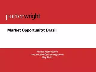 Market Opportunity: Brazil
