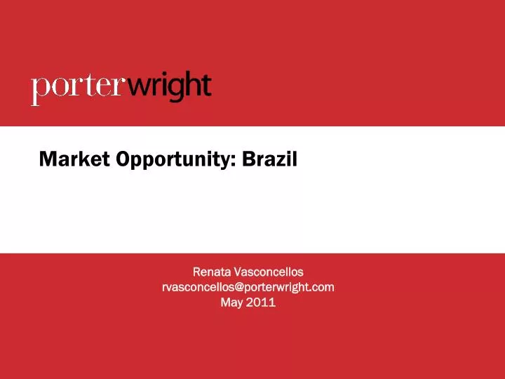 market opportunity brazil