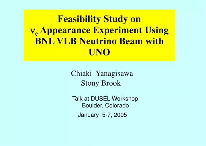 feasibility study on n e appearance experiment using bnl vlb neutrino beam with uno