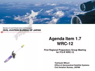 First Regional Preparatory Group Meeting for ITU-R WRC-12