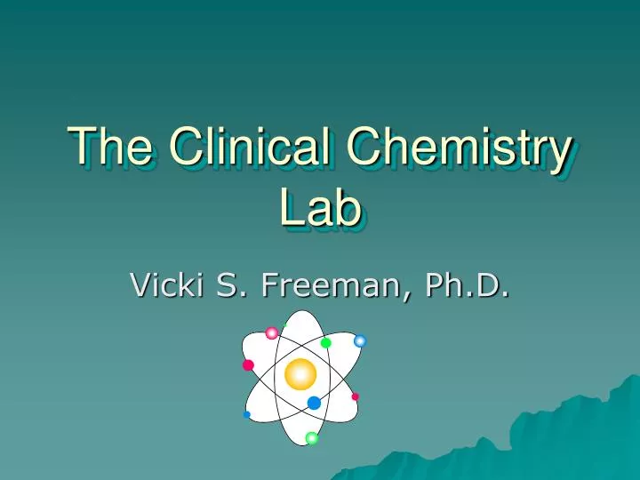 the clinical chemistry lab
