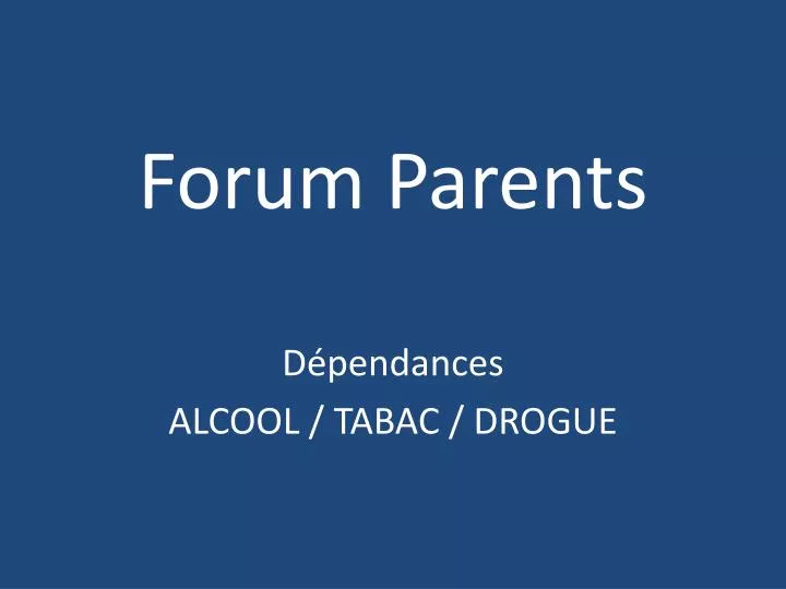 forum parents