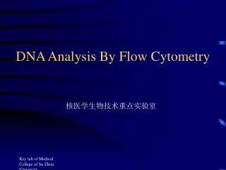 dna analysis by flow cytometry