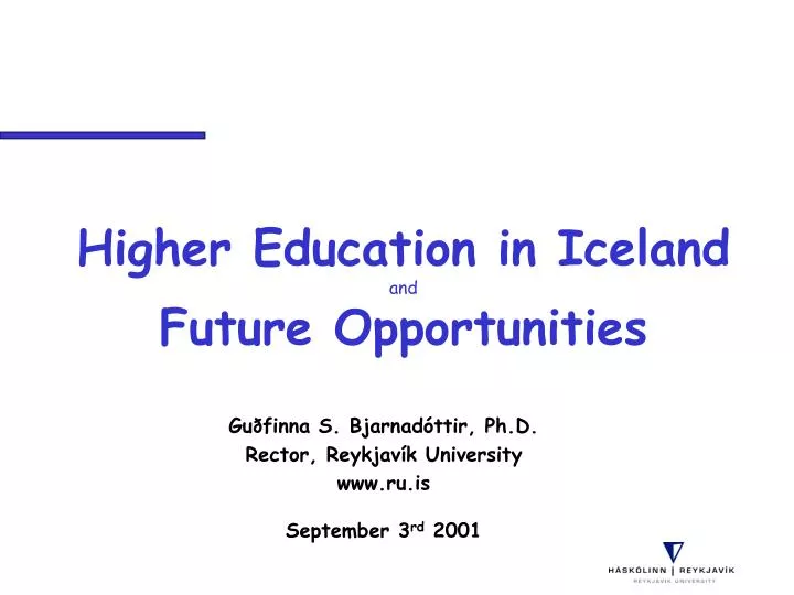 higher education in iceland and future opportunities