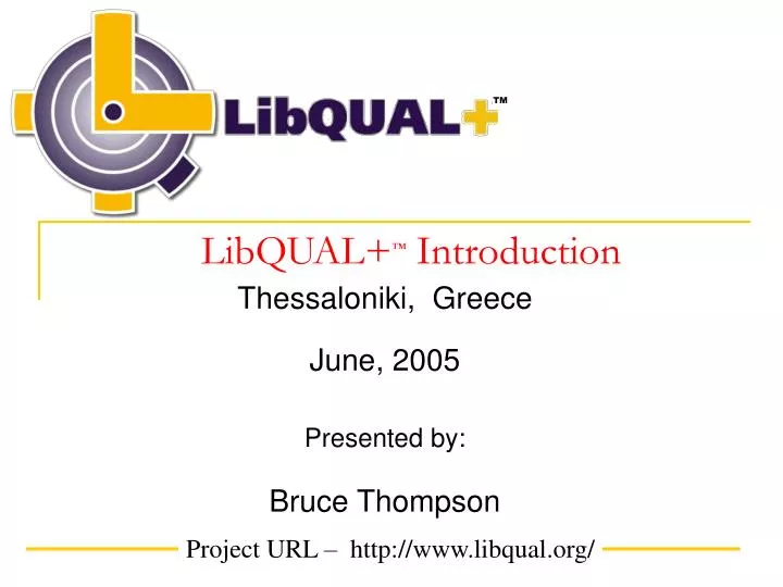 libqual introduction