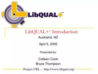 libqual introduction