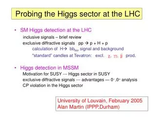 Probing the Higgs sector at the LHC