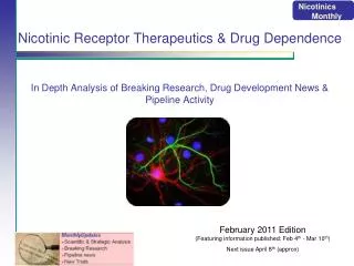 Nicotinic Receptor Therapeutics &amp; Drug Dependence