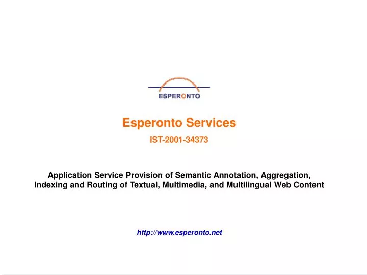 esperonto services ist 2001 34373