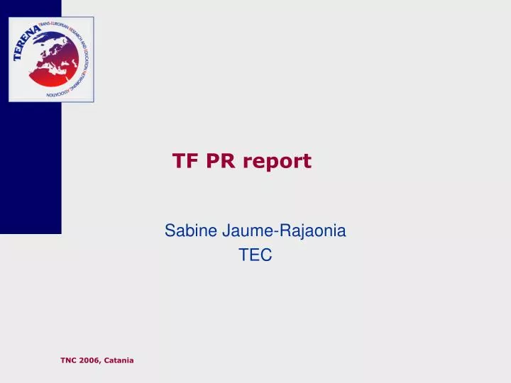 tf pr report