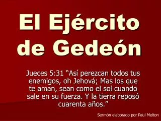 el ej rcito de gede n
