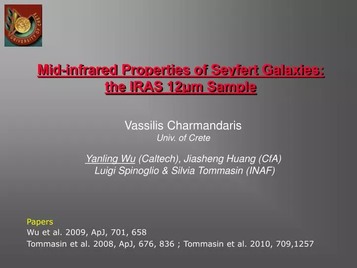 mid infrared properties of seyfert galaxies the iras 12 m sample