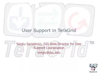 User Support in TeraGrid