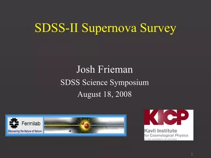 sdss ii supernova survey