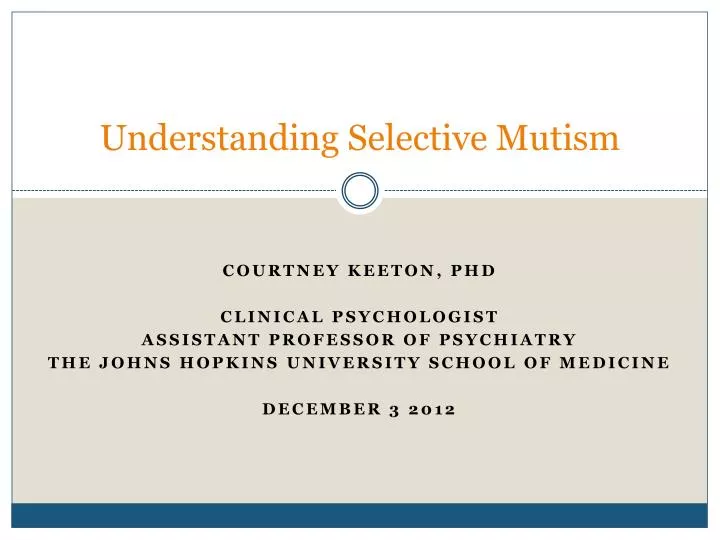 understanding selective mutism