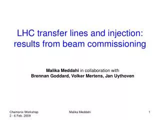 LHC transfer lines and injection: results from beam commissioning