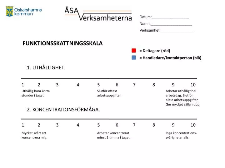 funktionsskattningsskala