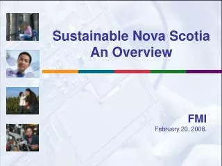 Sustainable Nova Scotia An Overview