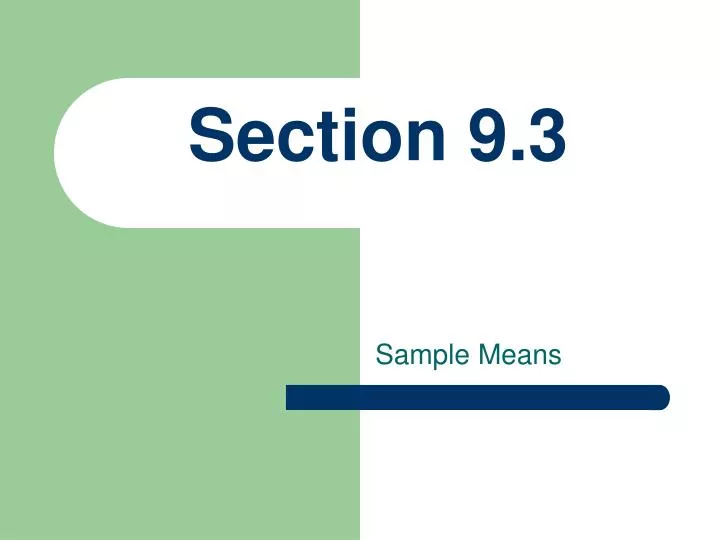 section 9 3