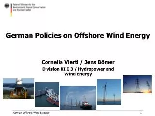 German Policies on Offshore Wind Energy