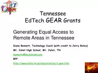 Tennessee EdTech GEAR Grants