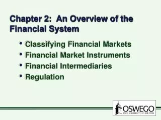 Chapter 2: An Overview of the Financial System