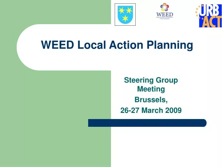 weed local action planning