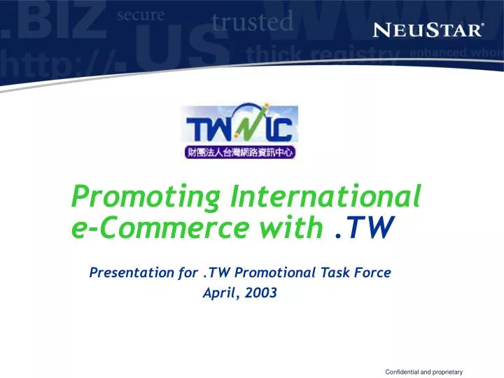 promoting international e commerce with tw