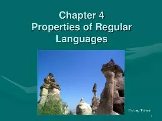 Chapter 4 Properties of Regular Languages