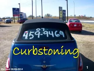 Curbstoning