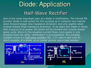 Diode: Application