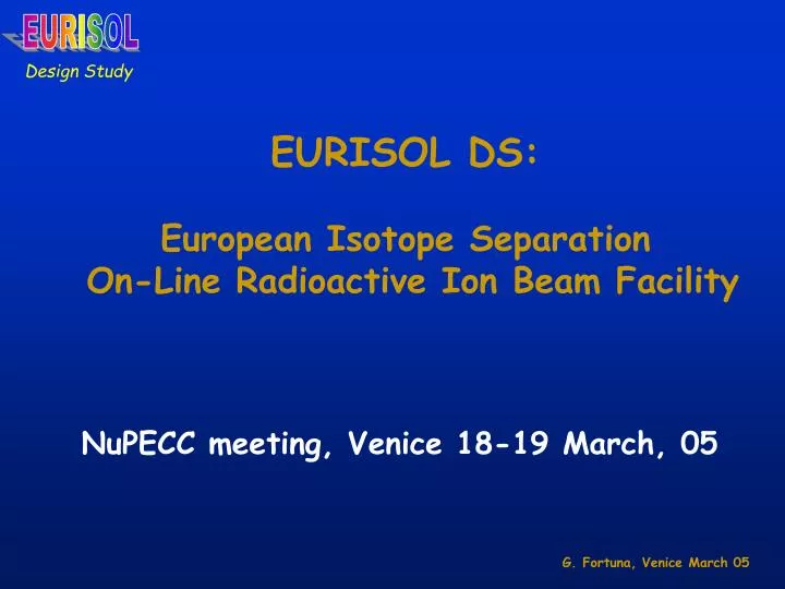 eurisol ds european isotope separation on line radioactive ion beam facility