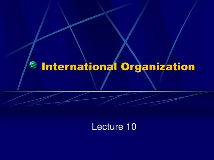 international organization