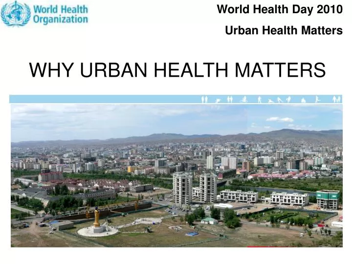 why urban health matters