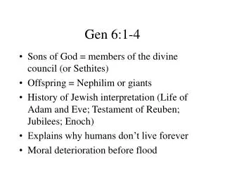 Gen 6:1-4