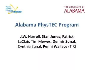 Alabama PhysTEC Program
