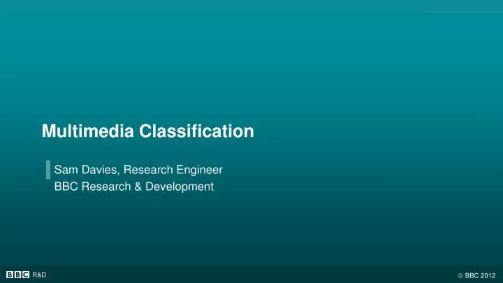 multimedia classification