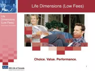 Life Dimensions (Low Fees)