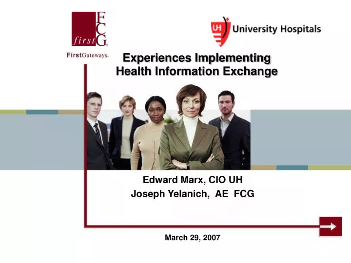 experiences implementing health information exchange