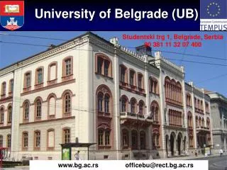 University of Belgrade (UB)