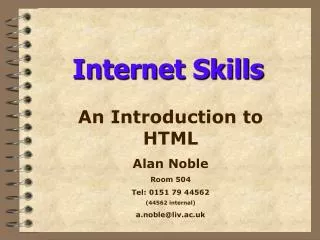 Internet Skills