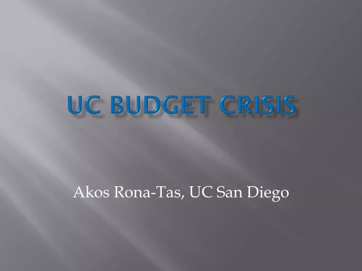 uc budget crisis