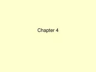 Chapter 4