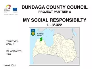 DUNDAGA COUNTY COUNCIL PROJECT PARTNER 5 MY SOCIAL RESPONSIBILTY LLIV-322