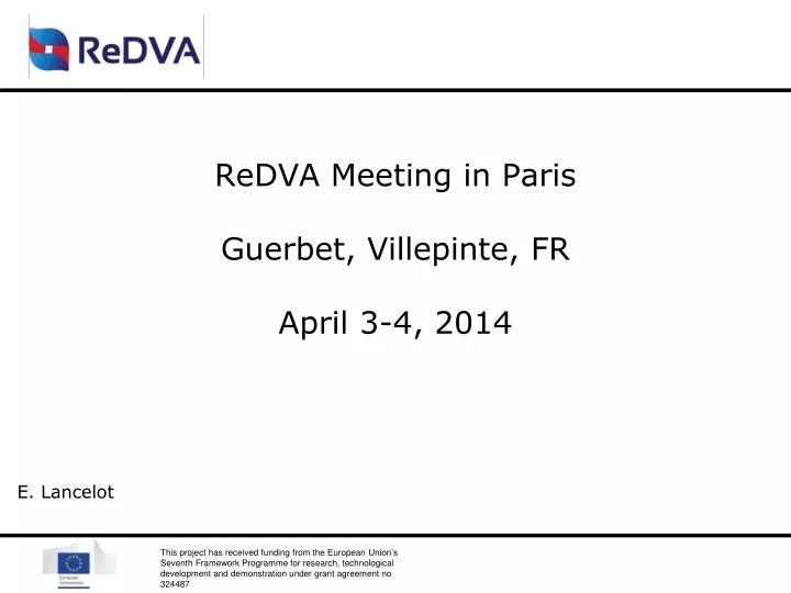 redva meeting in paris guerbet villepinte fr april 3 4 2014