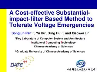 A Cost-effective Substantial-impact-filter Based Method to Tolerate Voltage Emergencies