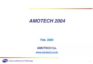 AMOTECH 2004