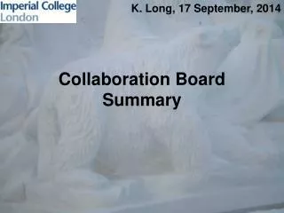 Collaboration Board Summary