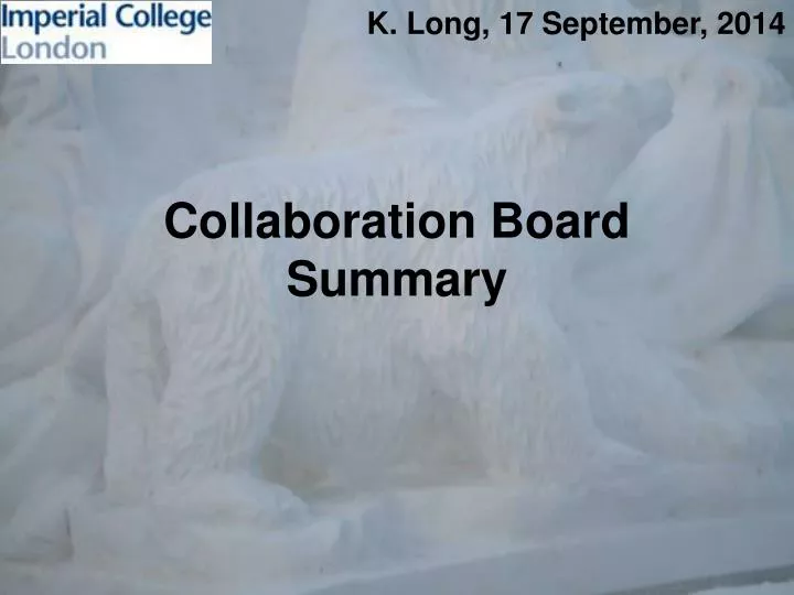 collaboration board summary