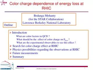 Color charge dependence of energy loss at RHIC